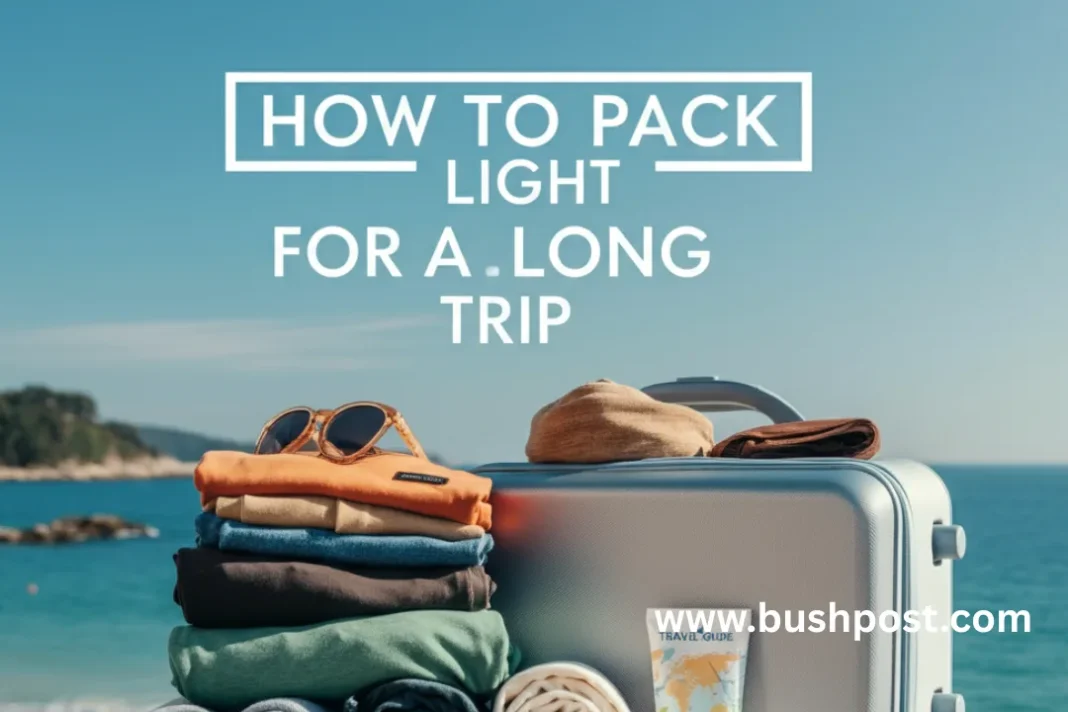 How to pack light for a long trip