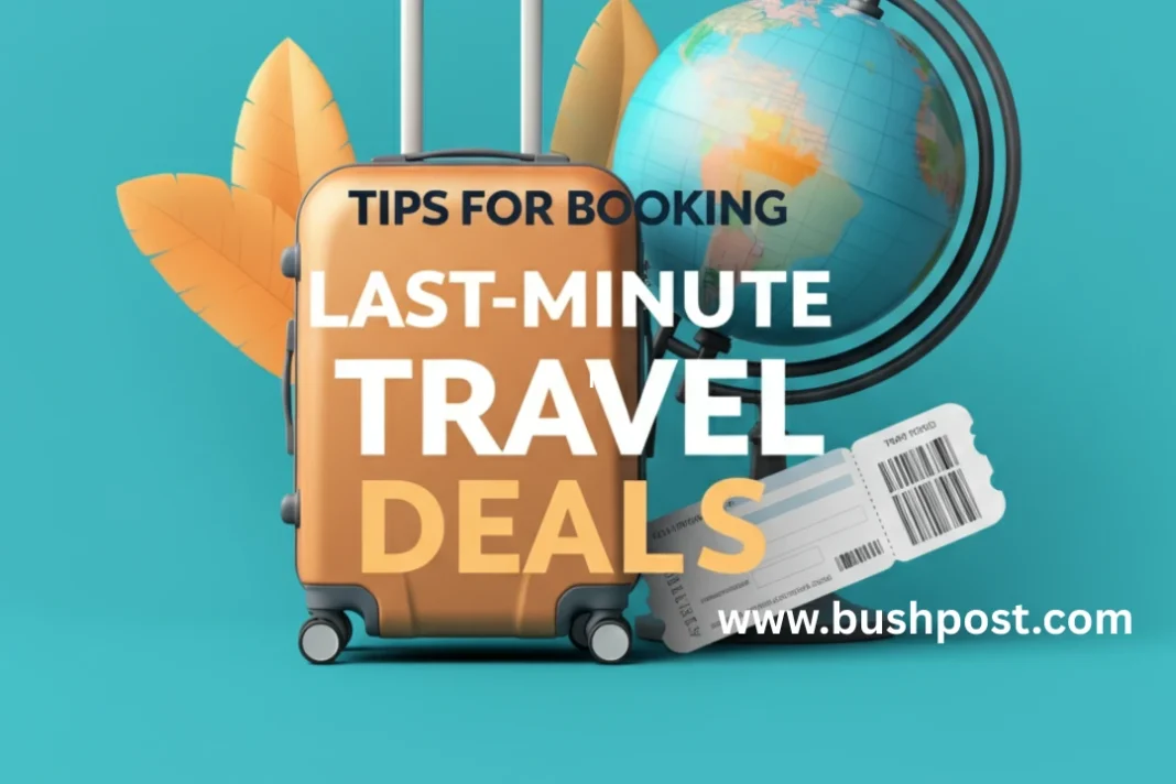 Tips for booking last-minute travel deals