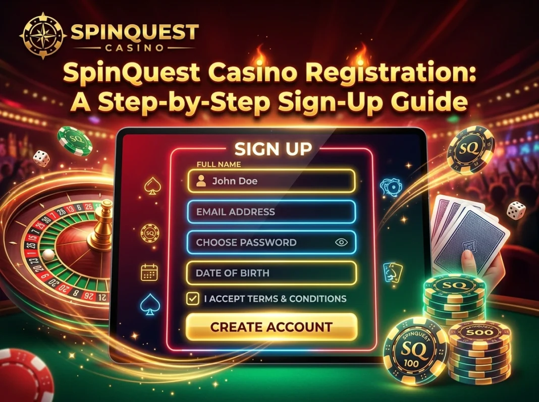 SpinQuest Casino Registration: A Step-by-Step Sign-Up Guide